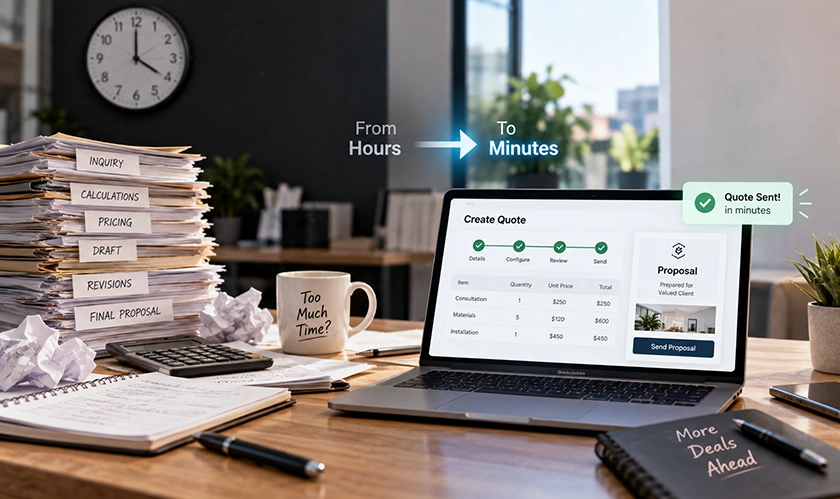 How Online Quoting Software Cuts Proposal Turnaround Time